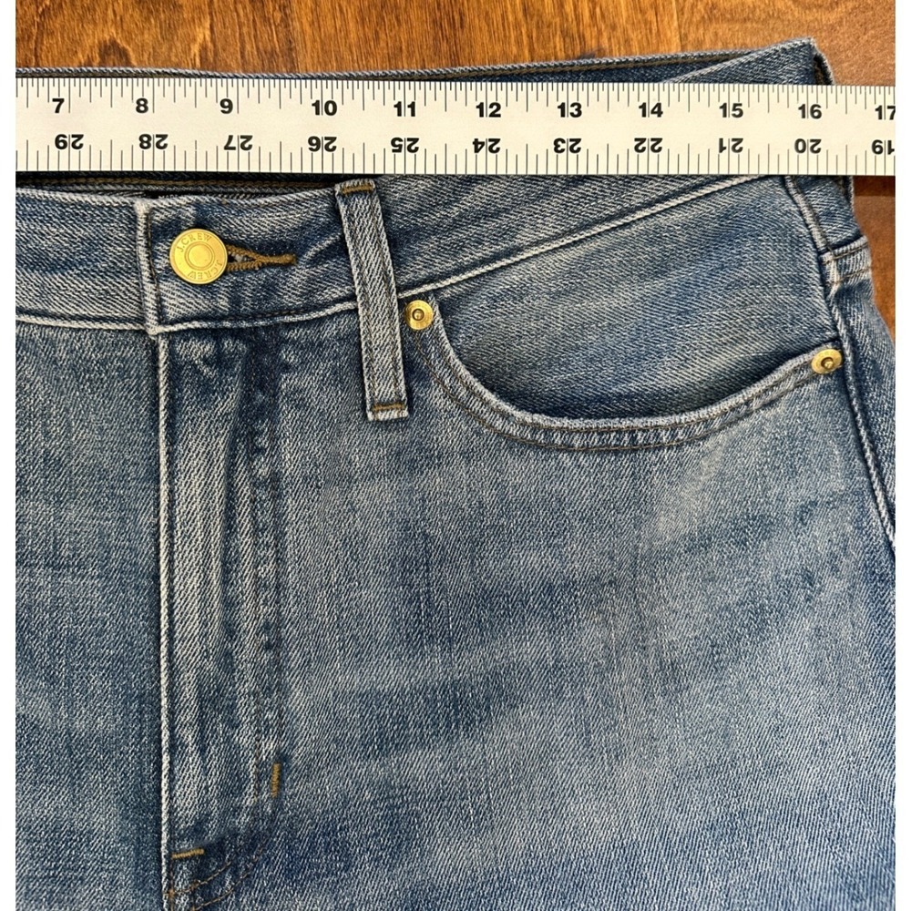 J.Crew High Rise Super Wide Leg Jeans Women Size 31 Blue Denim Sold Out Retro - Picture 7 of 13